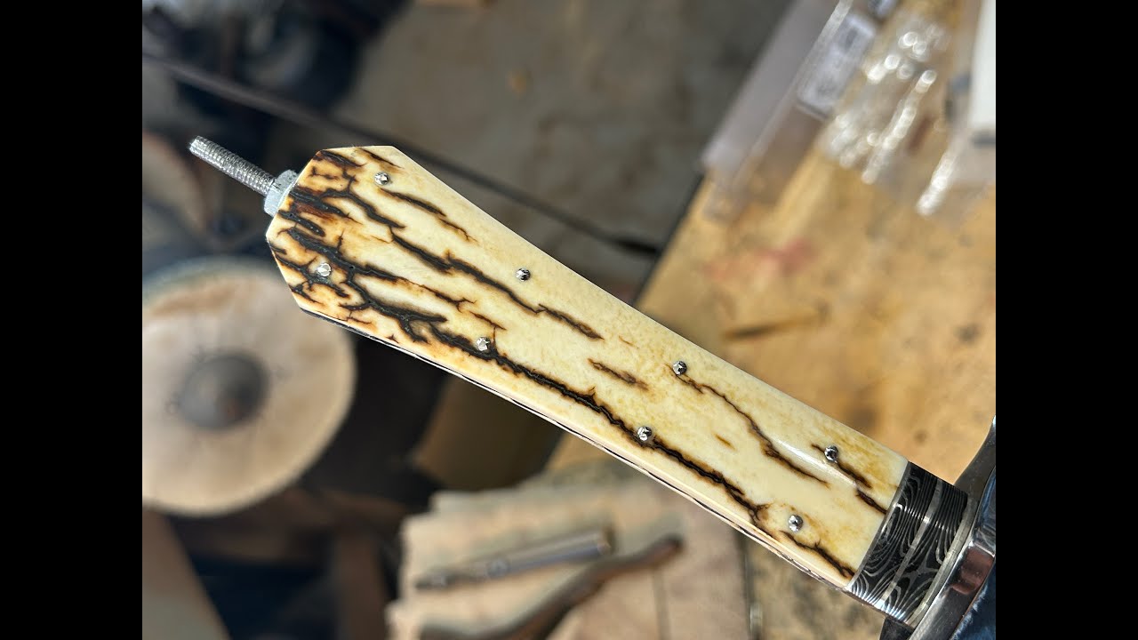 Technique: Pin finishing for knife handles