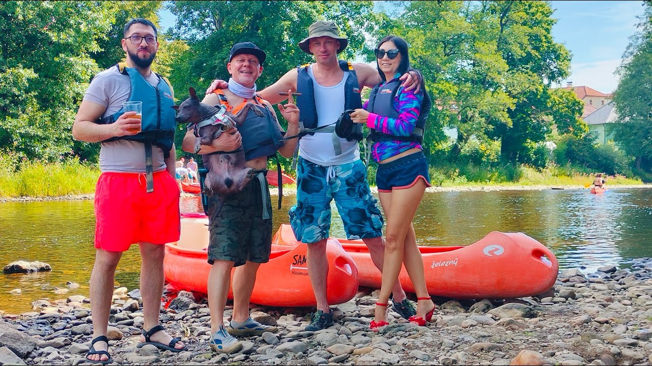 Сплав по Отаве на каяках