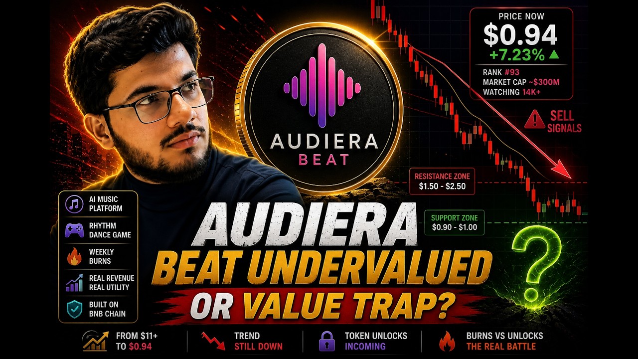 Audiera BEAT 14K Volume Review At $0.9426 Market Cap Ranking 92
