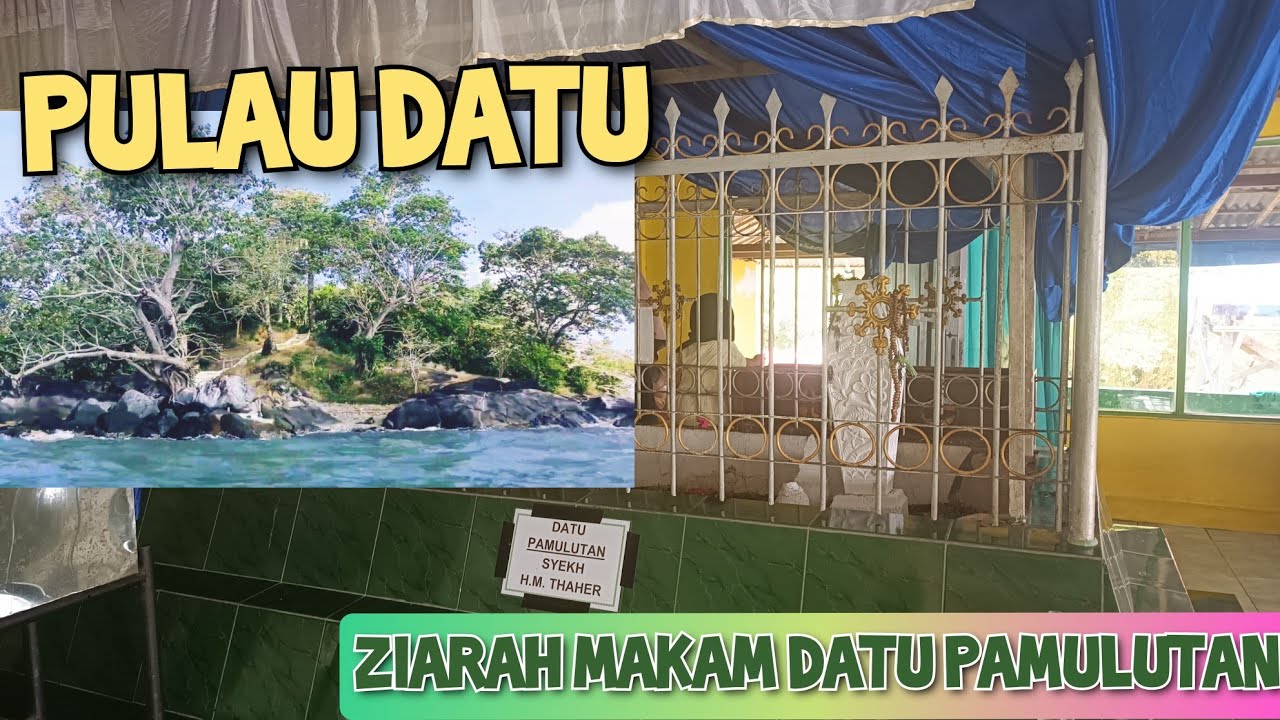 Ziarah Makam Datu Pamulutan di Pulau Datu Pantai Batakan, Tanah Laut Kalsel
