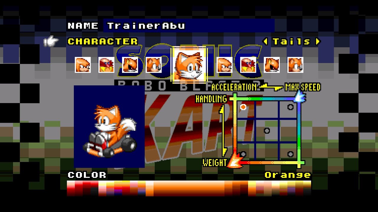 Sonic Robo Blast 2 Kart online as Miles 'Tails' Prower