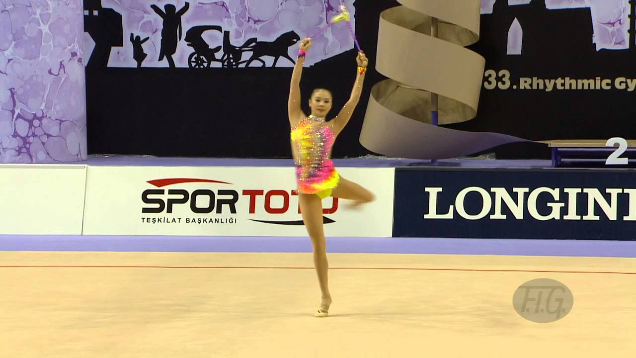DENG Senyue (CHN) - 2014 Rhythmic Worlds, Izmir (TUR) - Qualifications Clubs