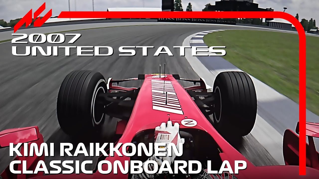 NEW FERRARI F2007 SOUND MOD! | F1 2007 - United States | Kimi Raikkonen P4 Lap | #assettocorsa