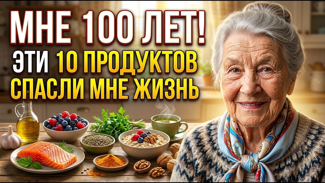 Мне 100 лет ... Эти 10 продуктов сохранили мне жизнь