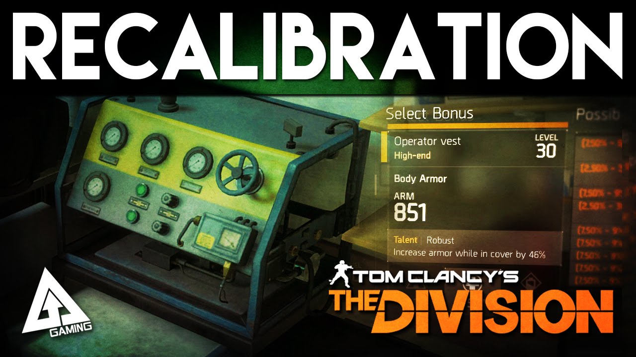 The Division Recalibration Station 