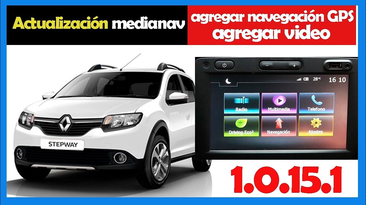 como actualizar el MEDIANAV a 1.0.15.1(solo si tienes BUGS) instala GPS (sin sonido) y  video(leer👇)