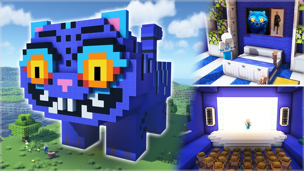 ⛏️ Minecraft :: Cute Derpy Tiger House (KPOP Demon Hunters) 💙