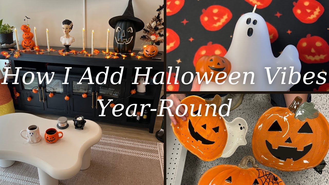 How I Keep Halloween in My Home All Year | Spooky Home Decor Tour 👻🕯️