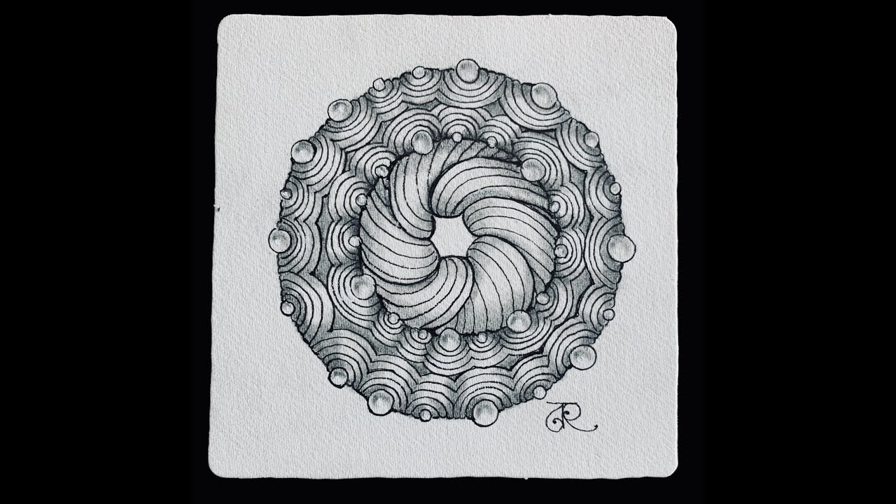 Two in One: Lollywimple and Wooly Zenball Tangle Tutorial with Annie Reiser, CZT