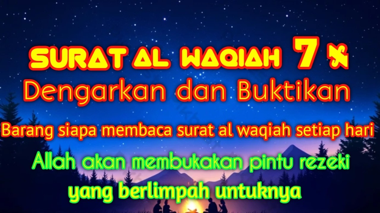 MASYA ALLAH, DAHSYATNYA AYAT INI !! BISA MENDATANGKAN REJEKIMU BERTUBI-TUBI DARI SEGALA ARAH