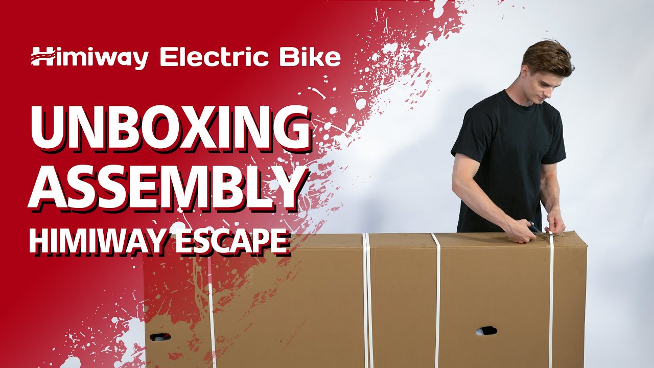 Himiway Escape All Terrain Electric Fat Bike Unboxing&Assembly Instructions