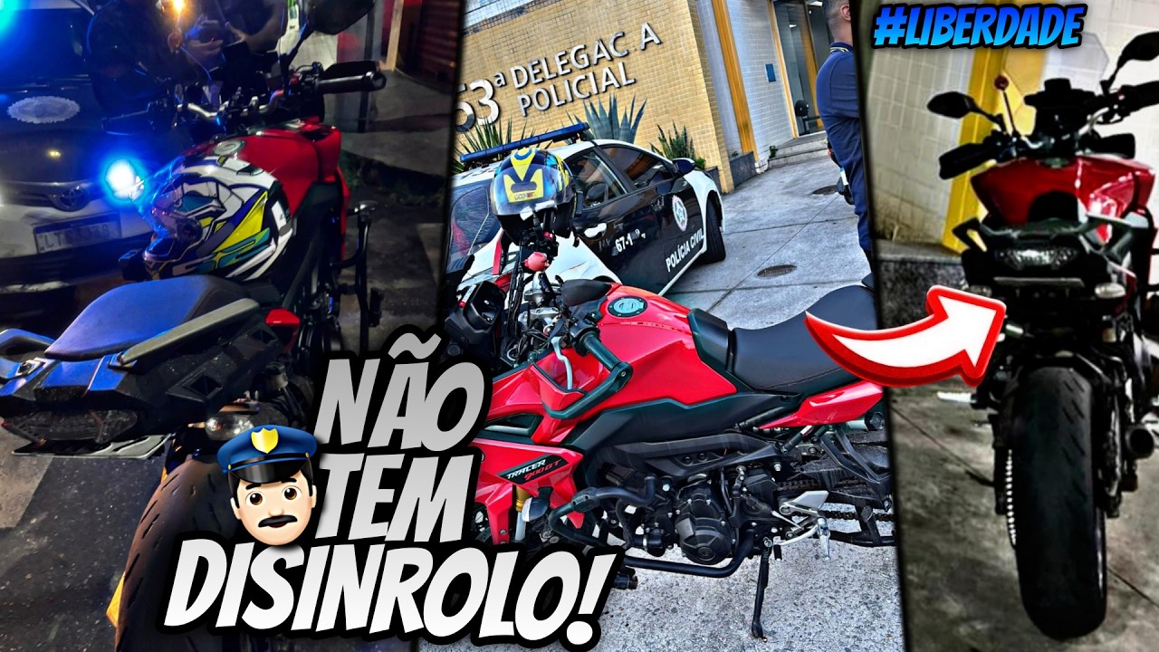 FUI PRESO JUNTO COM A TRACER 900 *explicando tudo o que aconteceu* [4K]