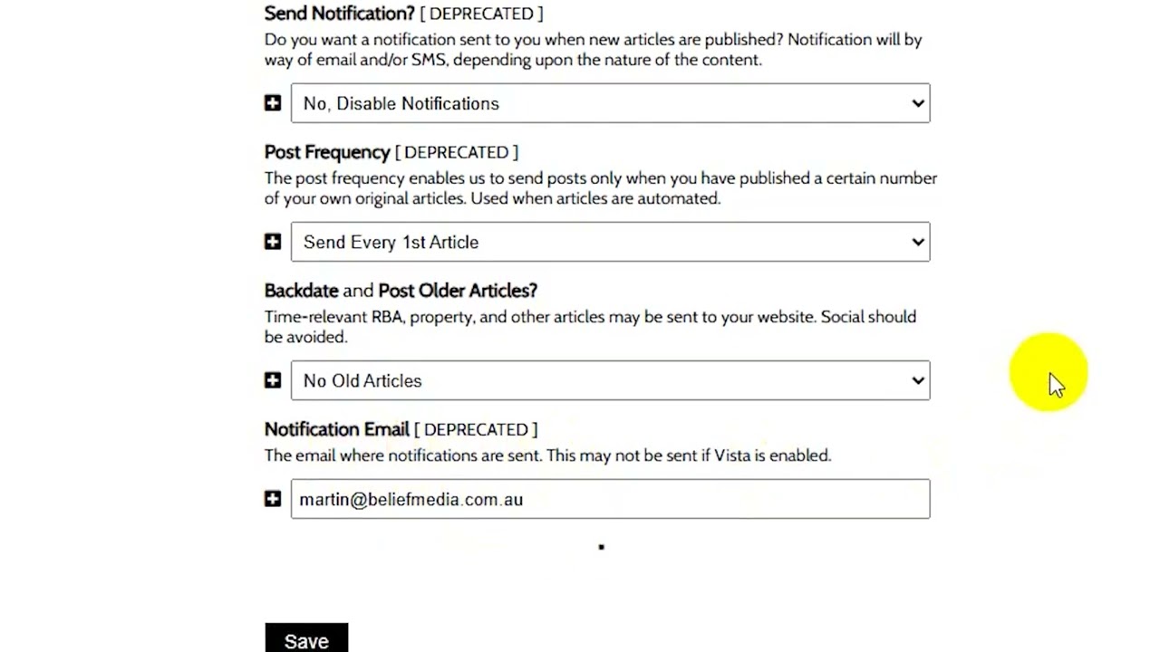 Managed Website Articles and Duplicate Content