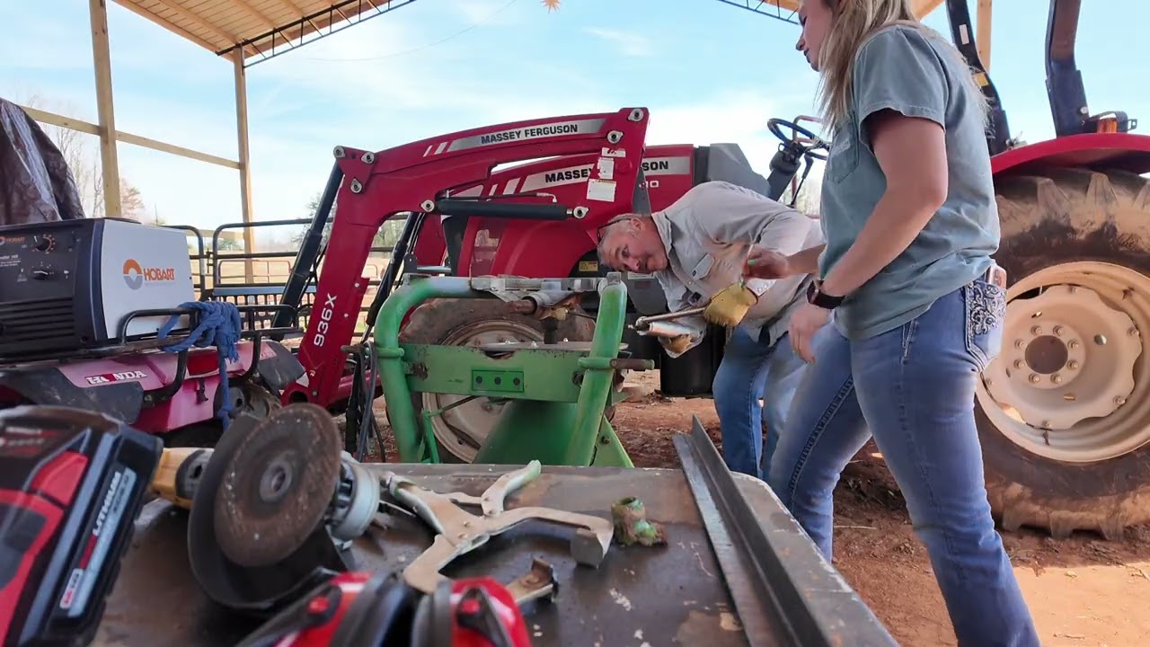 Старый лифт-комплект Ford вышел из строя + самодельный разбрасыватель мусора потерпел катастрофу…...