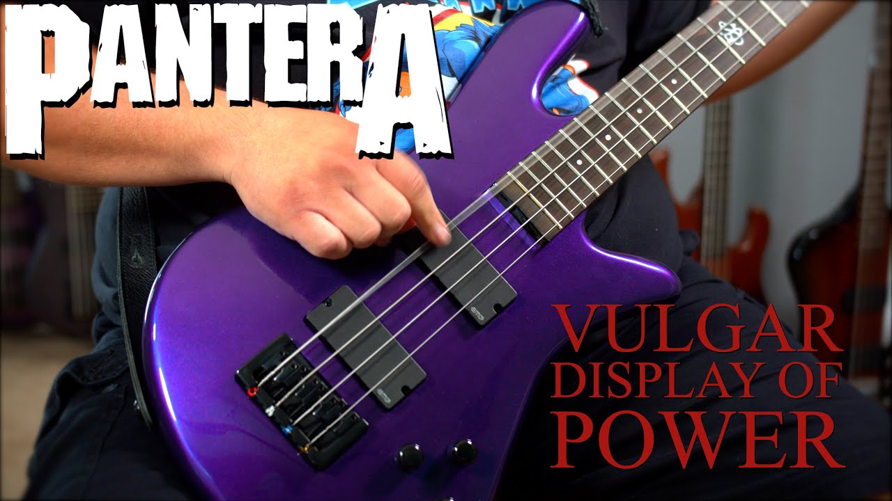 [FULL ALBUM BASS COVER] Pantera - Vulgar Display of Power