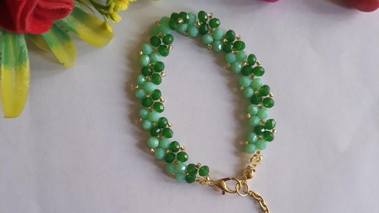 Handmade beads Bracelet making tutorial @Beadybliss17 