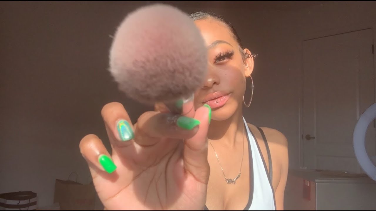 ASMR | BIG SISTER DOES YOUR MAKEUP ROLEPLAY 💕👯‍♀️✨ NATURAL LOOK ♡
