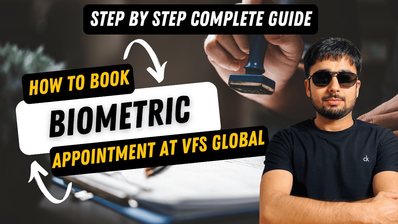 How to Book Biometric Appointment at VFS Global for Canadian PR | Step by Step Guide 2025