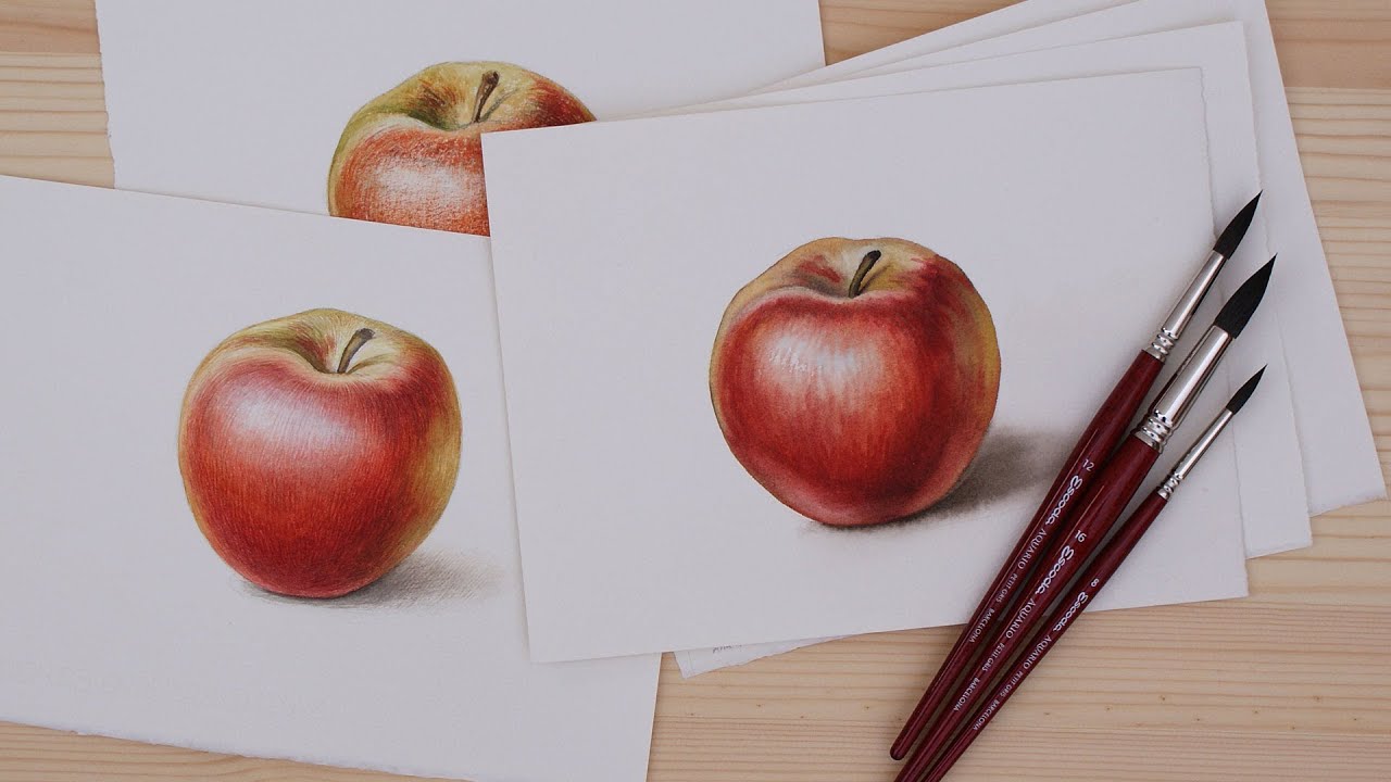 Dry Brush on Moist Alla Prima Watercolor Painting Technique