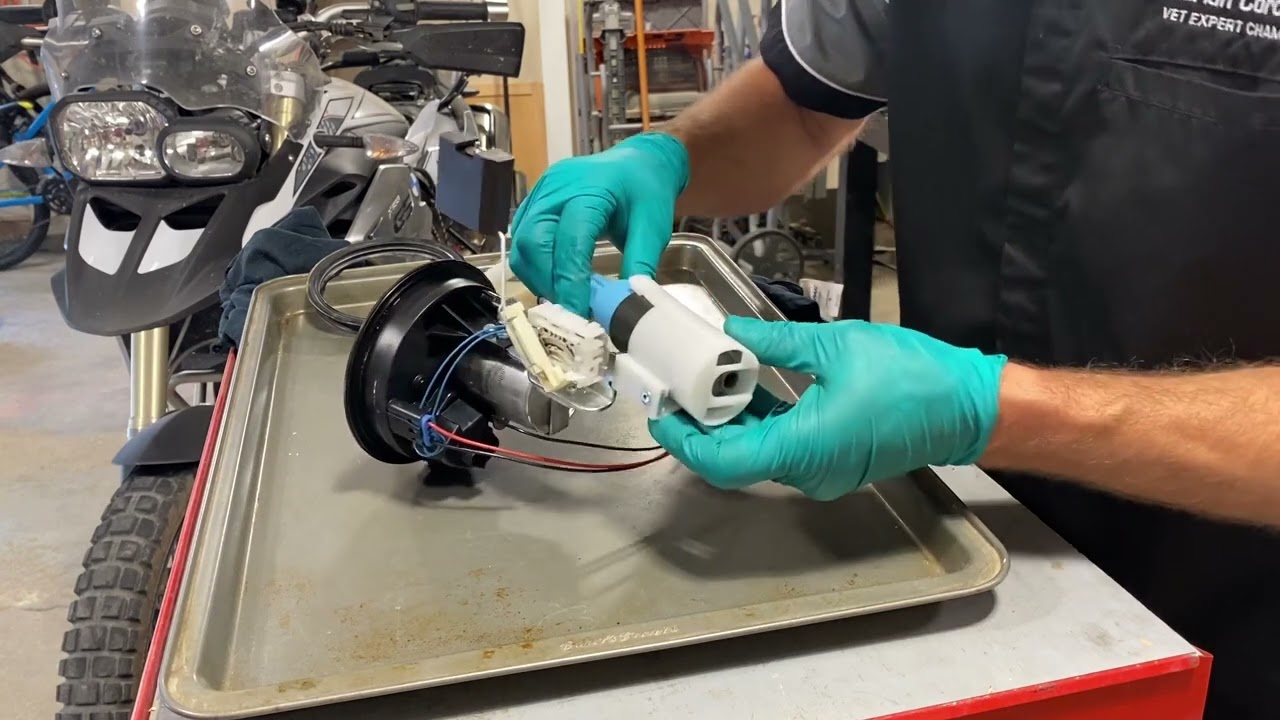 BMW F800GS FUEL PUMP CHANGE