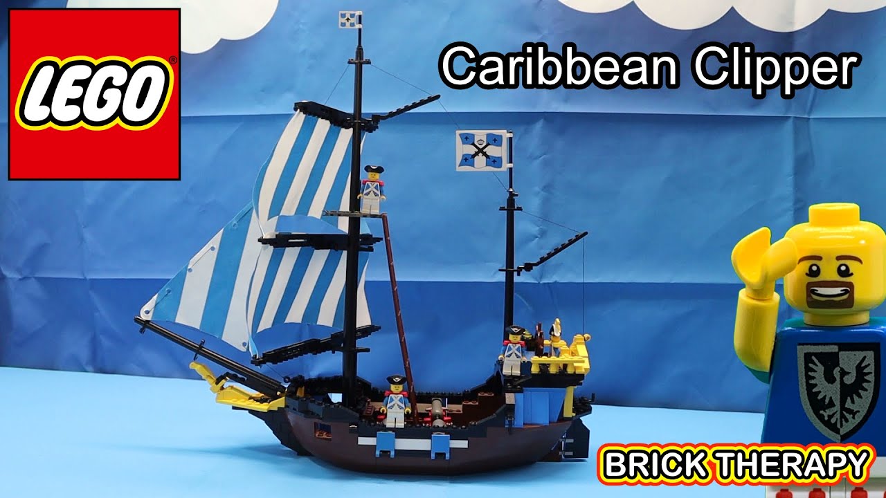Vintage LEGO Pirates 6274 Caribbean Clipper - Build and Review