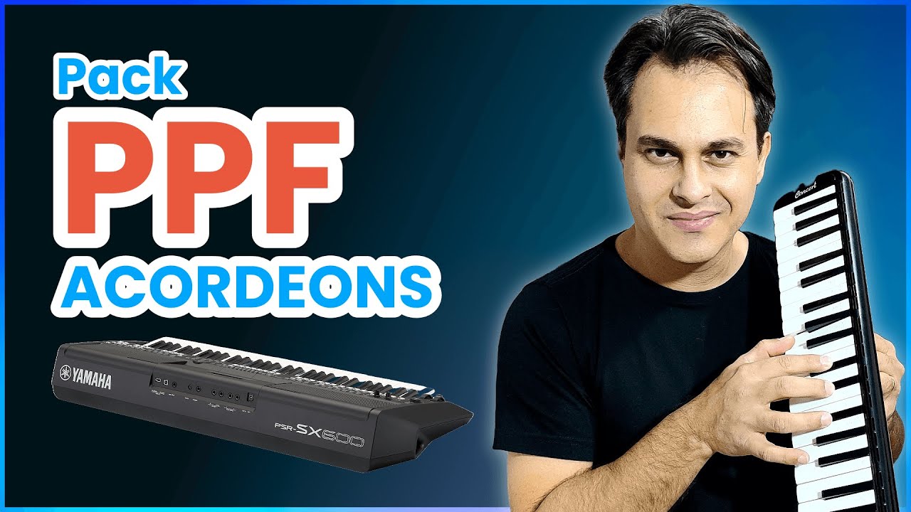 Pacote Exclusivo de Acordeons PPF para Teclados Yamaha