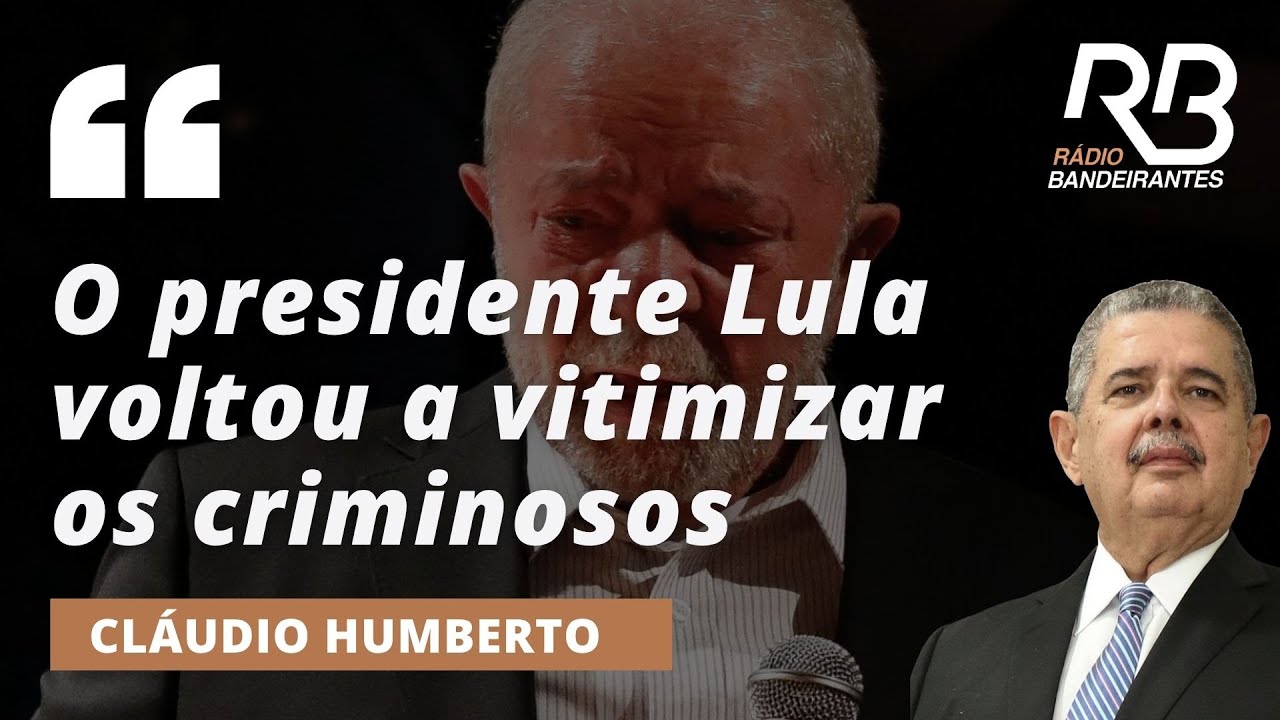 Cláudio Humberto: Lula classifica megaoperação no RJ como "desastrosa" | Jornal Gente