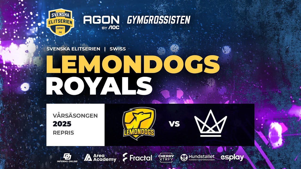 Svenska Elitserien CS2 | Vår 2025 | LEMONDOGS VS ROYALS
