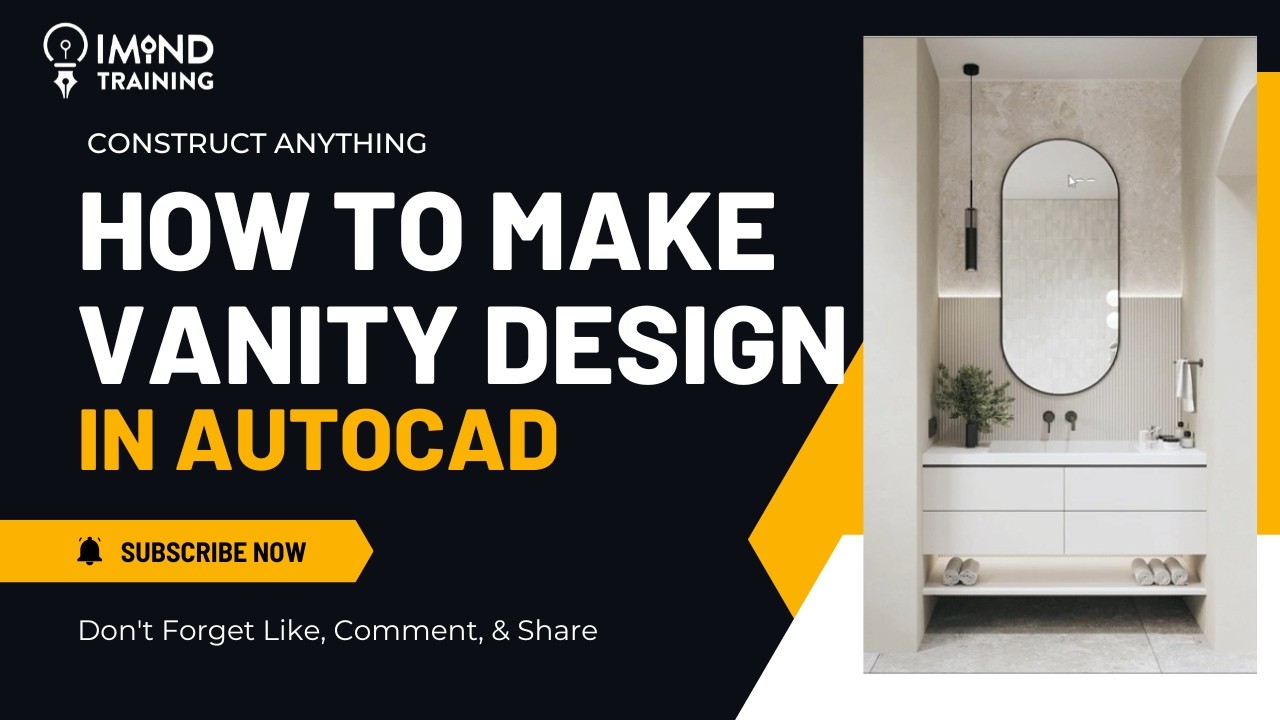 How to Make Vanity Design in AutoCAD