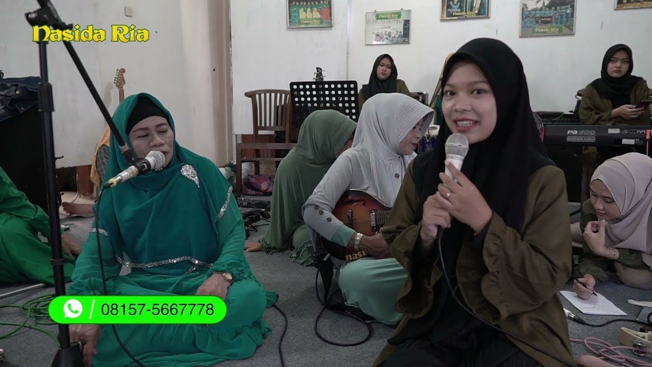 NASIDA RIA VOCALIS MAKHI - MAHA SUCI ALLAH LIVE EDISI LATIHAN LUAR BIASA INDAH #qasidah#terbaru