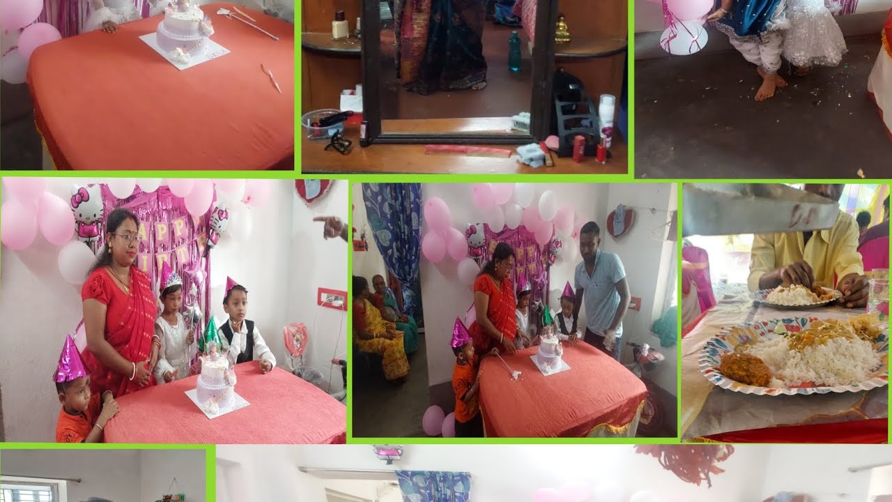 একদিন ছুটি নিয়ে ভাইঝির জন্মদিনের সুন্দর স্মৃতি নতুন পাতায় যোগ করলাম ।।