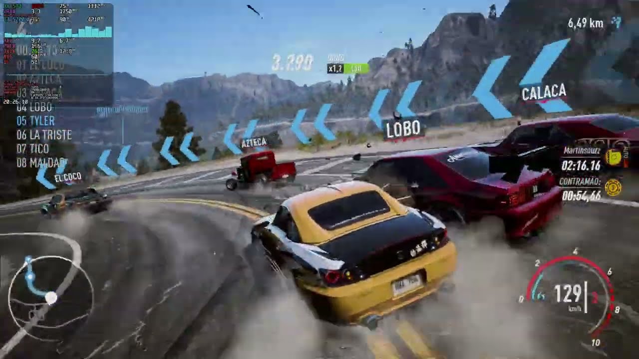 NFS Payback - RX 580 Medium VS High VS Ultra VS Custom - 1080P [CachyOS - Linux]