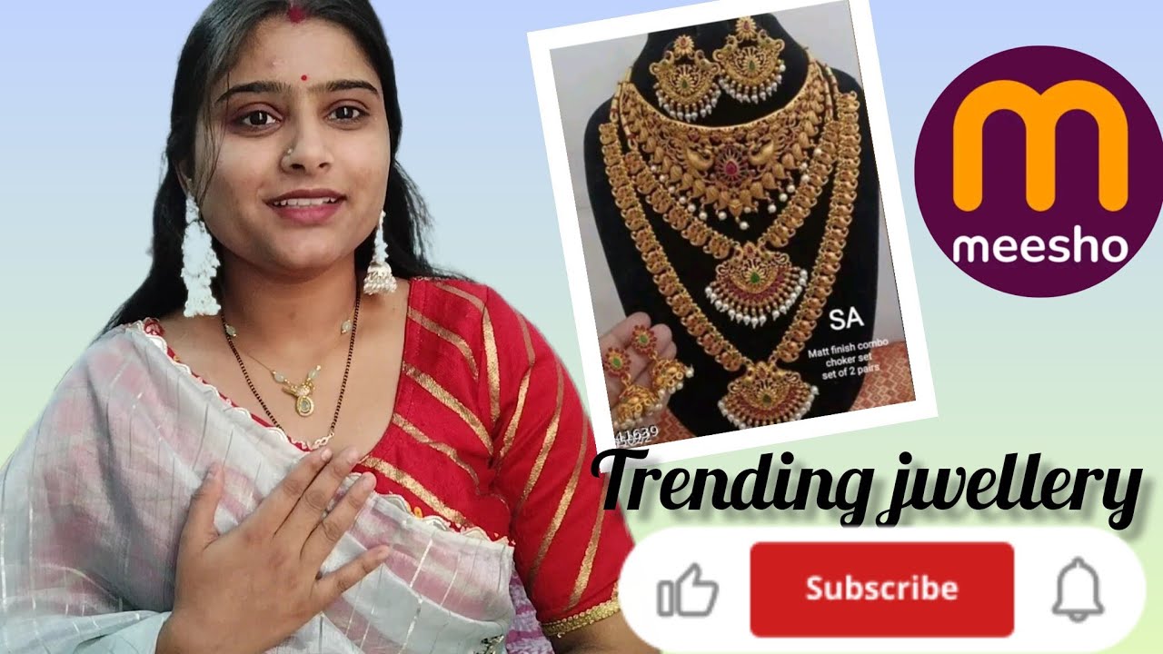 Trending* chain jwellery* from MEESHO Affordable price trending jwellery 😍##meeshoproduct ....