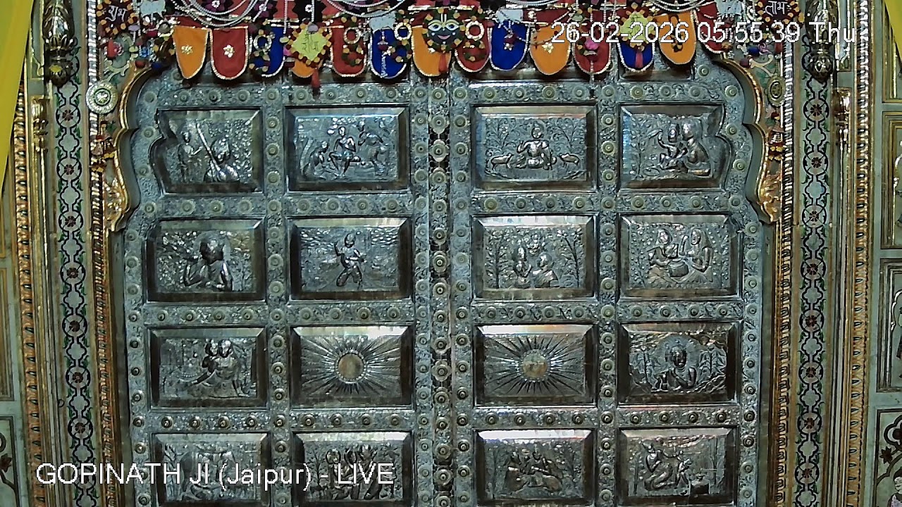 GOPINATH JI MANDIR (Jaipur) - LIVE DARSHAN (26th February 2026)