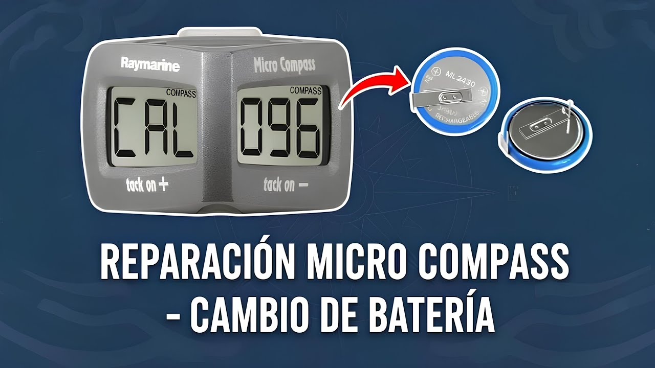 Micro Compass “CAL” solucionado: cambio de batería fácil y rápido