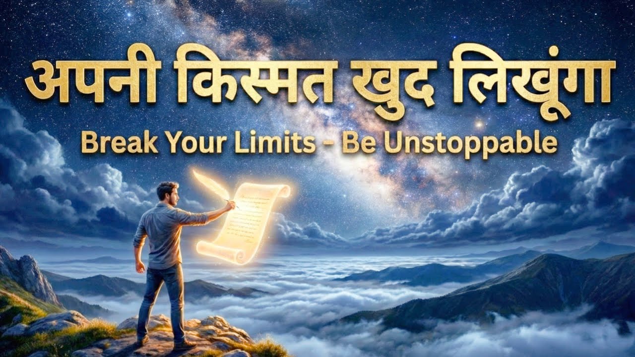 अपनी किस्मत खुद लिखूंगा | Powerful Motivational Song | Emotional & Inspiring | Unstoppable Anthem