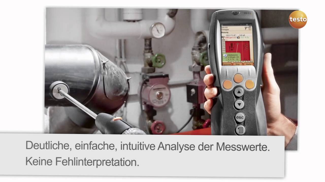 Abgasanalyseger&auml;t testo 330 - Langversion | Be sure. Testo