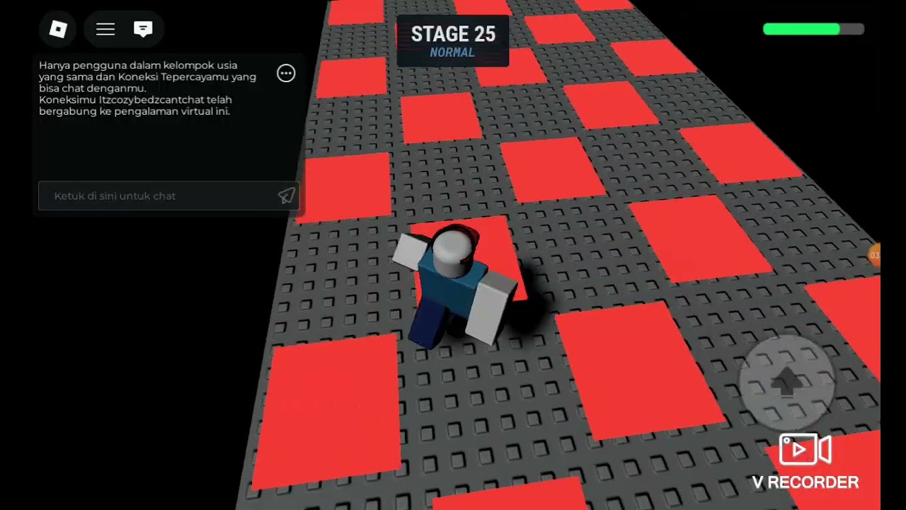 Playing with cozy :D (stereotypical obby) 