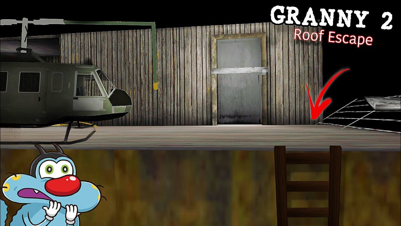 Rope Escape in Granny Chapter Two New Update With Oggy and Jack