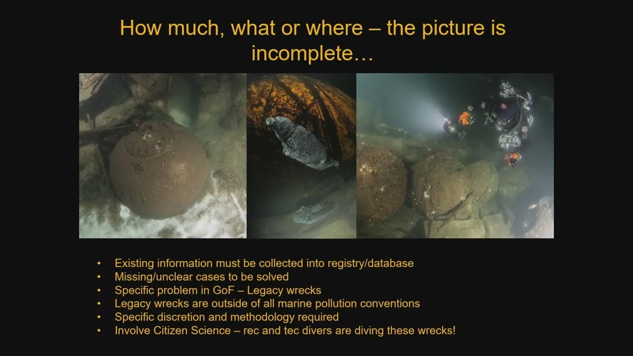 Legacy wrecks as environmental hazards in the Northern Baltic Sea – Juha “Roope” Flinkman