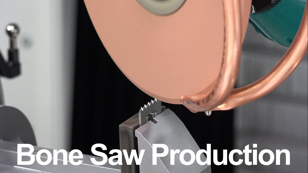 Bone Saw Production on SCHNEEBERGER CNC tool grinder norma NGC