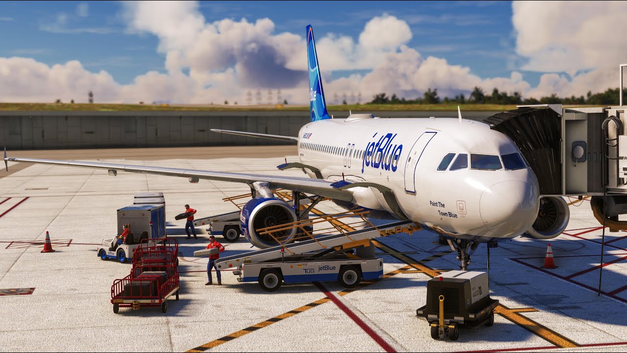 JetBlue A320 - FENIX IAE's! - Fort Lauderdale ✈ Washington - Microsoft Flight Simulator