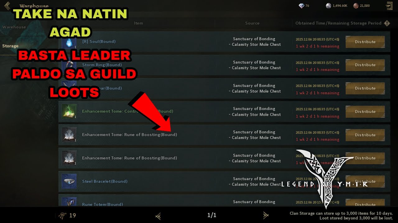 Legend Of Ymir -  Paldo na daw leader ng clan