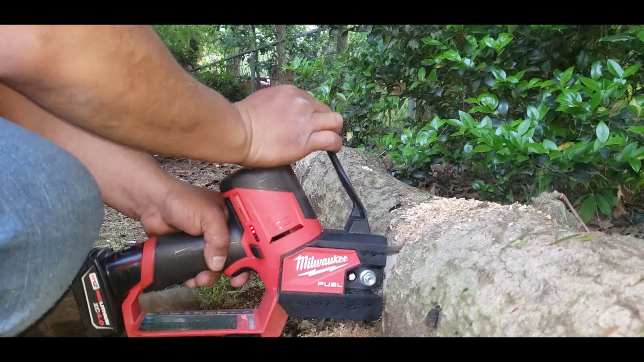 🌴🍃🍂!!!!Milwaukee Hatchet M12!!!! 🌿🌱🌴 PUT IT TO THE REAL TEST CUT BIGGER BRANCHES
