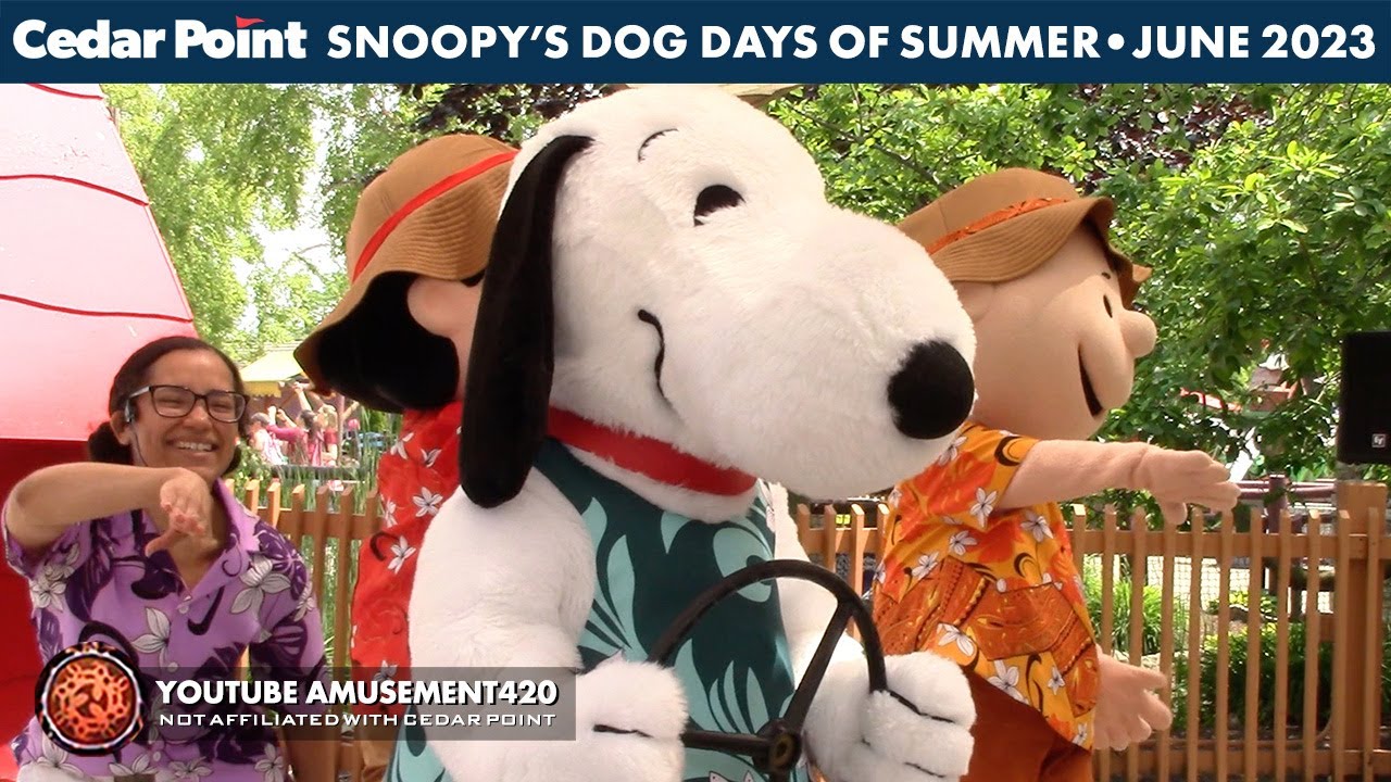 SNOOPY’S DOG DAYS OF SUMMER SHOW Cedar Point 2023 | amusement420