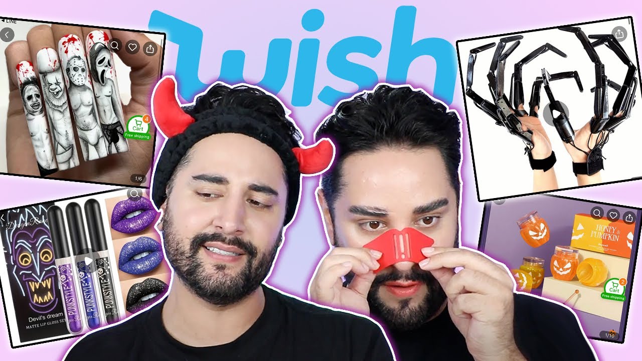 WISH Beauty & Halloween Gift Swap! 💜🖤 The Welsh Twins