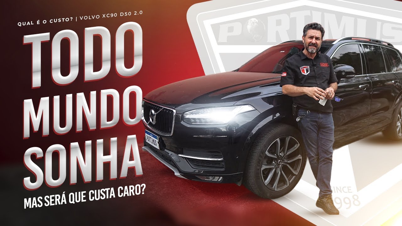 VOLVO XC90 D5: O SUV QUE TODO MUNDO QUER, MAS POUCOS CONSEGUEM MANTER!