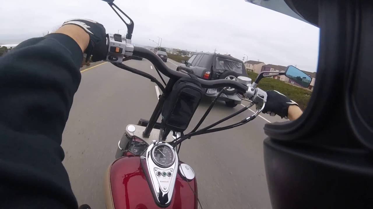 Kawasaki Vulcan Classic. vn800b. GoPro session.