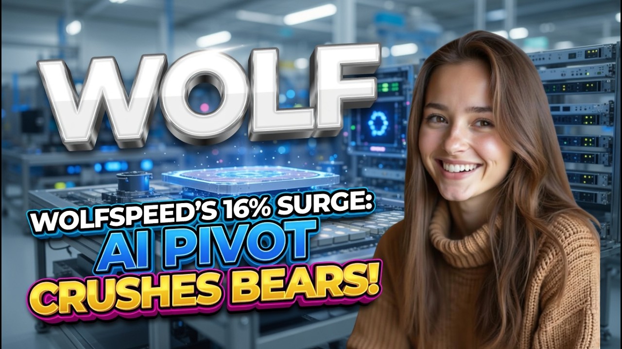 Wolfspeed's 16% Surge: AI Pivot Crushes Bears! WOLF Stock Analysis