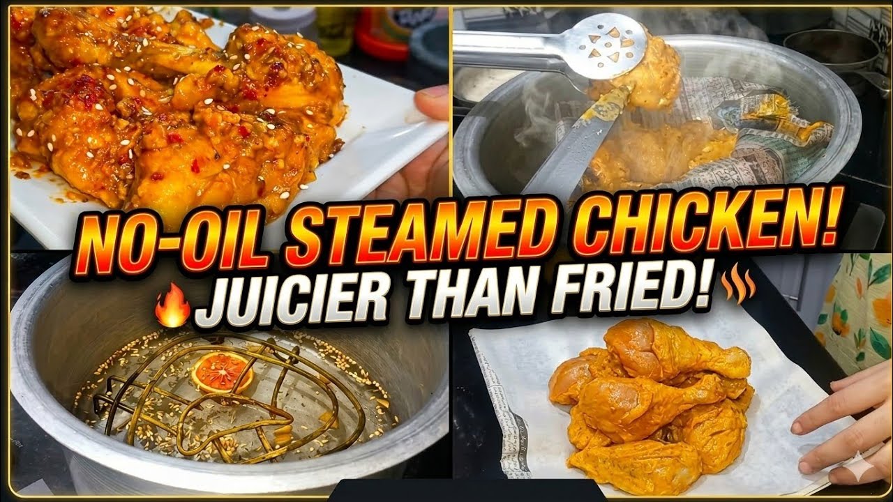 My special Steamed Chicken Recipe | kainat vlogs official